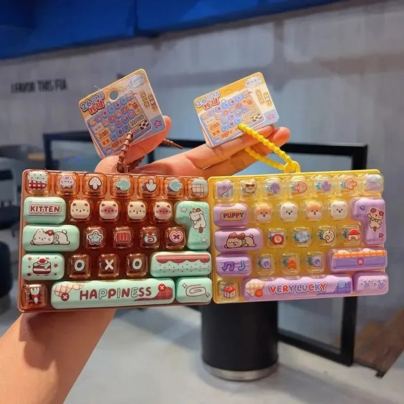 Squish Keyboard Button Cartoon Party Favor Gift