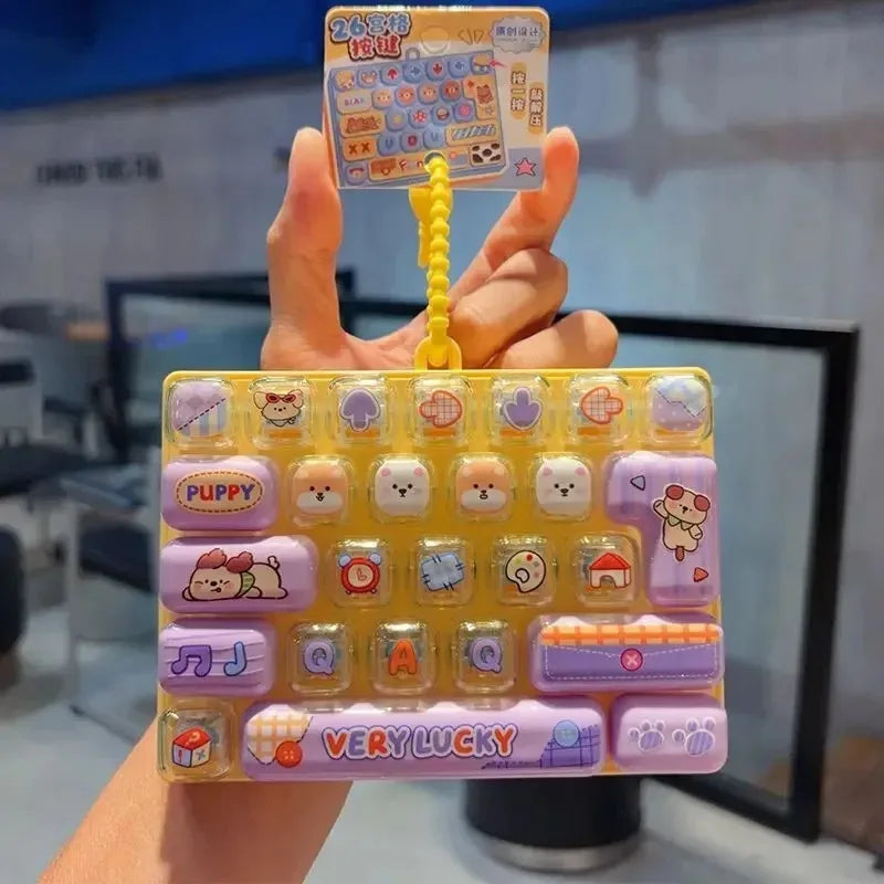 Squish Keyboard Button Cartoon Party Favor Gift