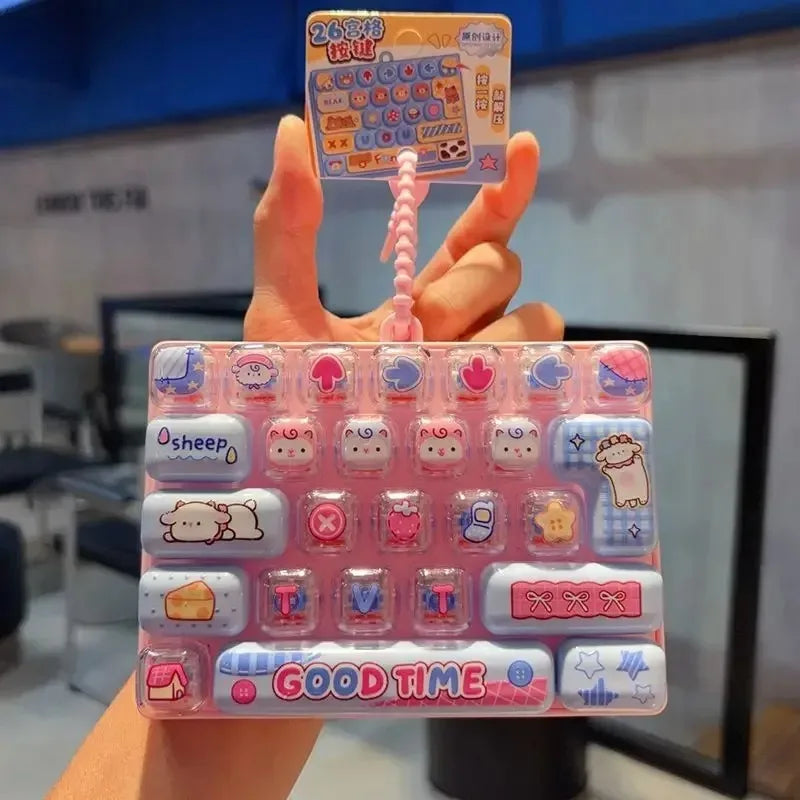 Squish Keyboard Button Cartoon Party Favor Gift