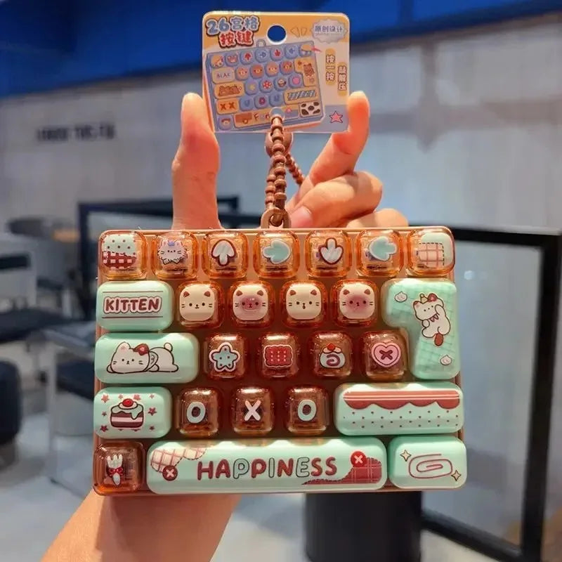 Squish Keyboard Button Cartoon Party Favor Gift